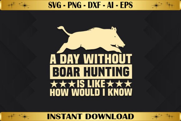 A Day Without Boar Hunting Embroidery Design Review