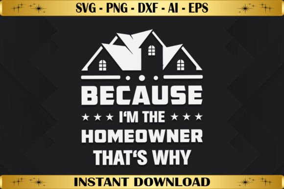 Because I'm the Homeowner That's Why Embroidery Design Review