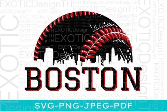 Boston City Baseball Skyline Vintage SVG Review