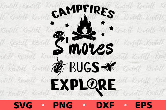 Campfires S mores Bugs Explore Kids Camp
