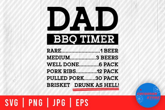 Dad BBQ Timer Embroidery Design Review