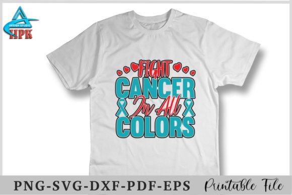 Fight Cancer in All Colors T-Shirt Design Review