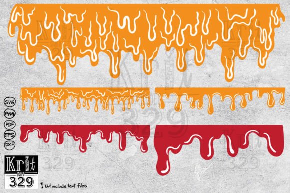 Honey Dripping SVG Blood Border Design Review