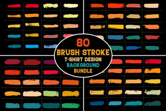 Ink Paint Brush Stroke Background Bundle Review