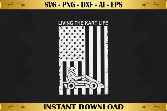 Living the Kart Life - USA Flag Embroidery Review