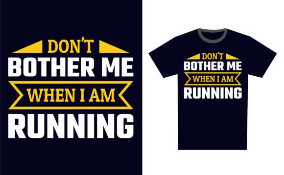 Running Typography T-Shirt Design Review