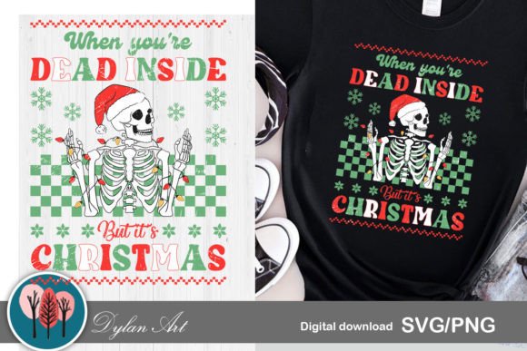Skeleton Christmas SVG PNG Review