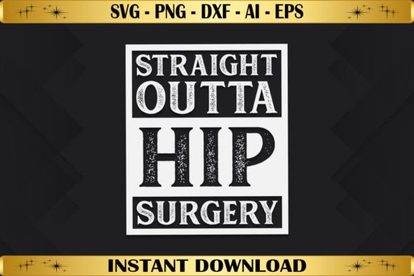Straight Outta Hip Surgery Embroidery Review
